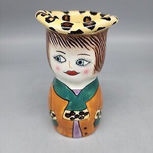 BELLA CASA Susan Paley By Ganz ‘EMILY’ Vase Ceramic  4.5"